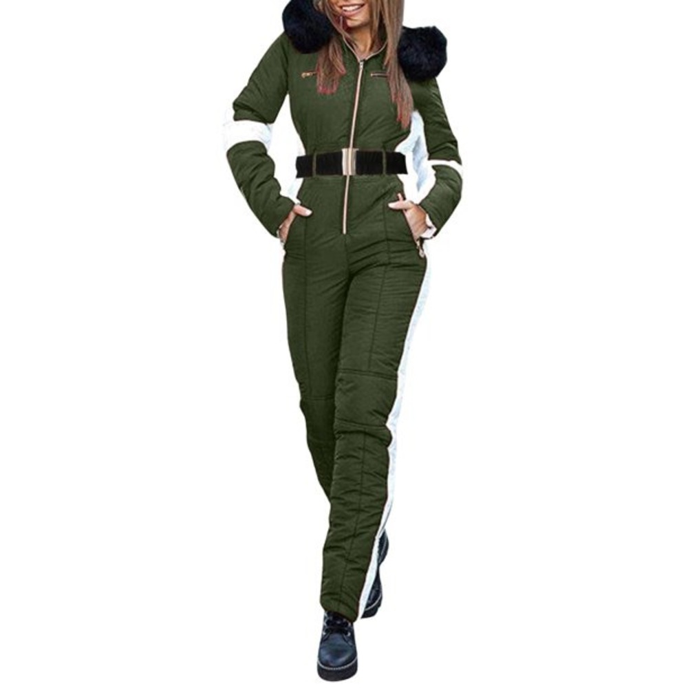 Onesie Ski Jumpsuit Outdoor Waterproof Snowboarding Suit Snowsuit Ski